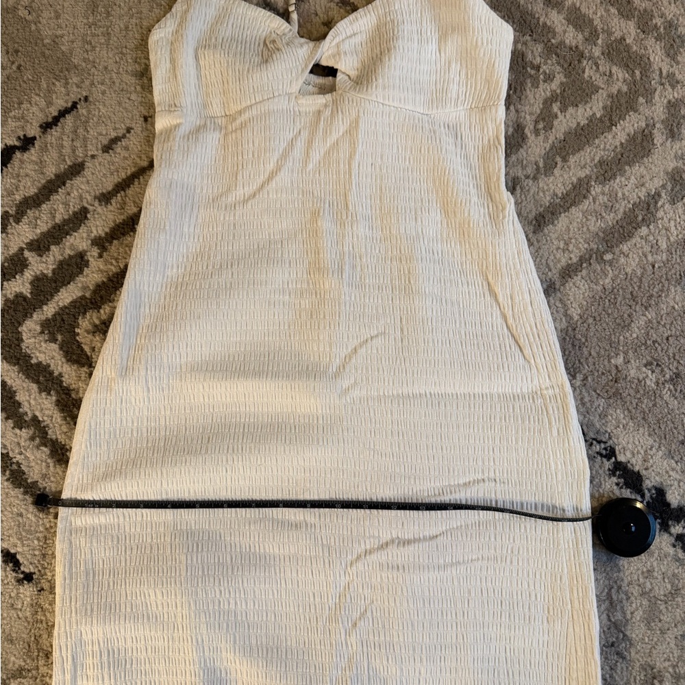 Billabong White Midi Slip Dress with Cutout - Picture 10 of 10
